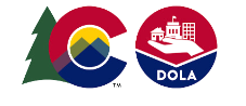 Image of State of Colorado and DOLA Logo