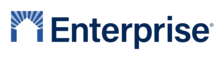 Nonprofit logo with blue house and text that reads Enterprise